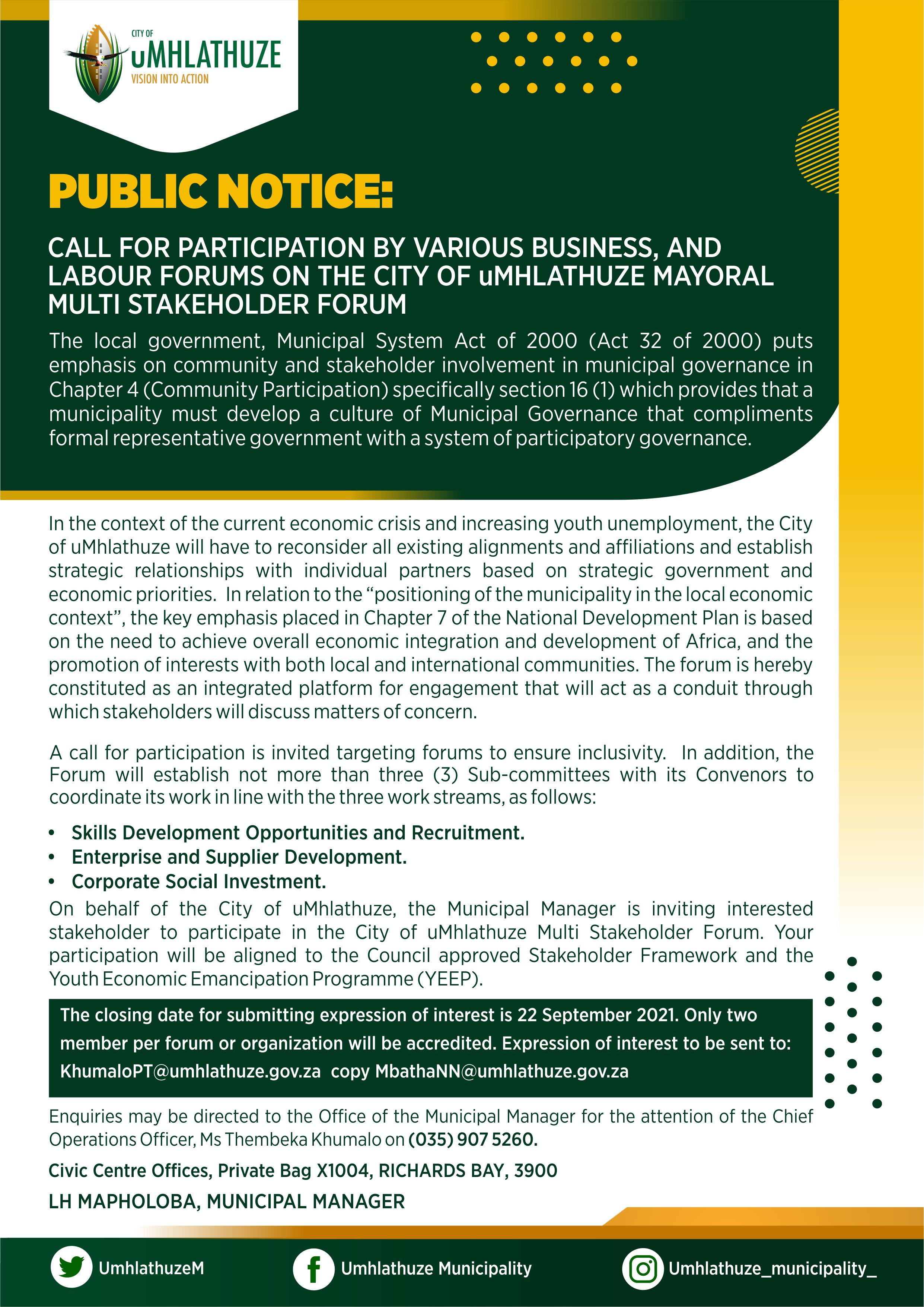 Message From The Message Public Notice 3
