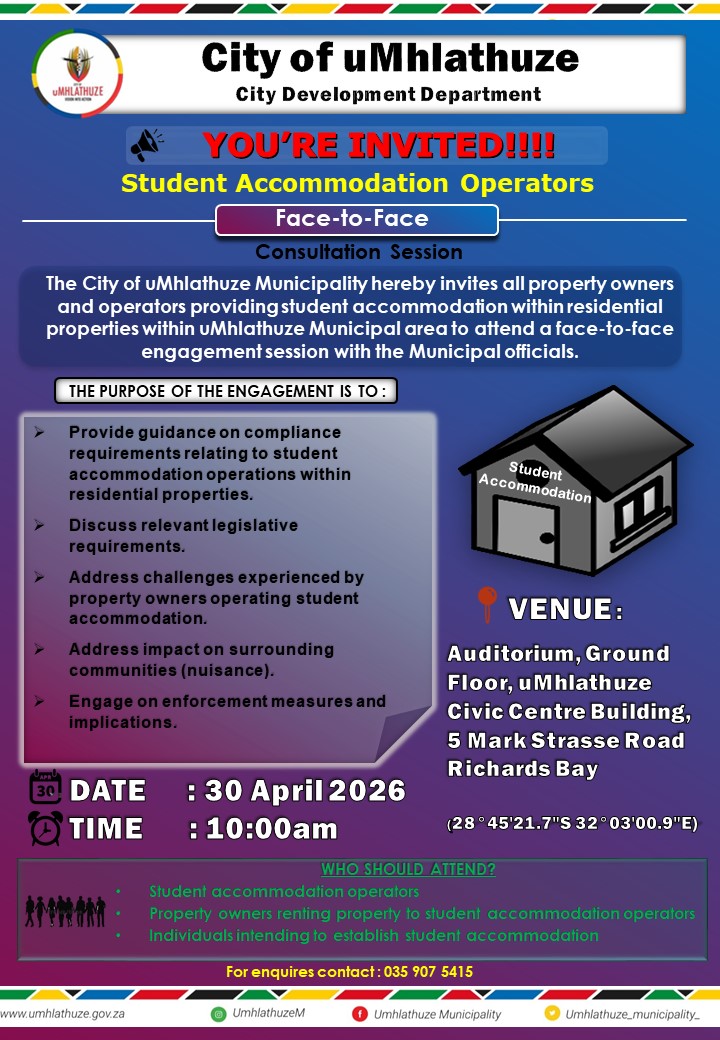 INVITATION STUDENT ACCOMMODATION OPERATORS