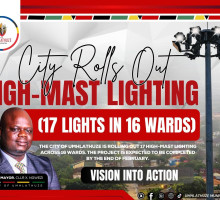 CITY OF UMHLATHUZE ROLLS OUT HIGH-MAST LIGHTING ACROSS 16 WARDS